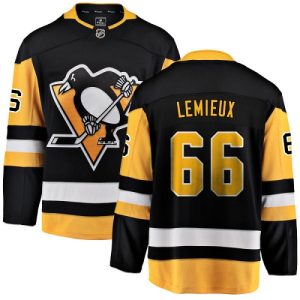 Kinder Pittsburgh Penguins Eishockey Trikot Mario Lemieux #66 Breakaway Schwarz Fanatics Branded Heim